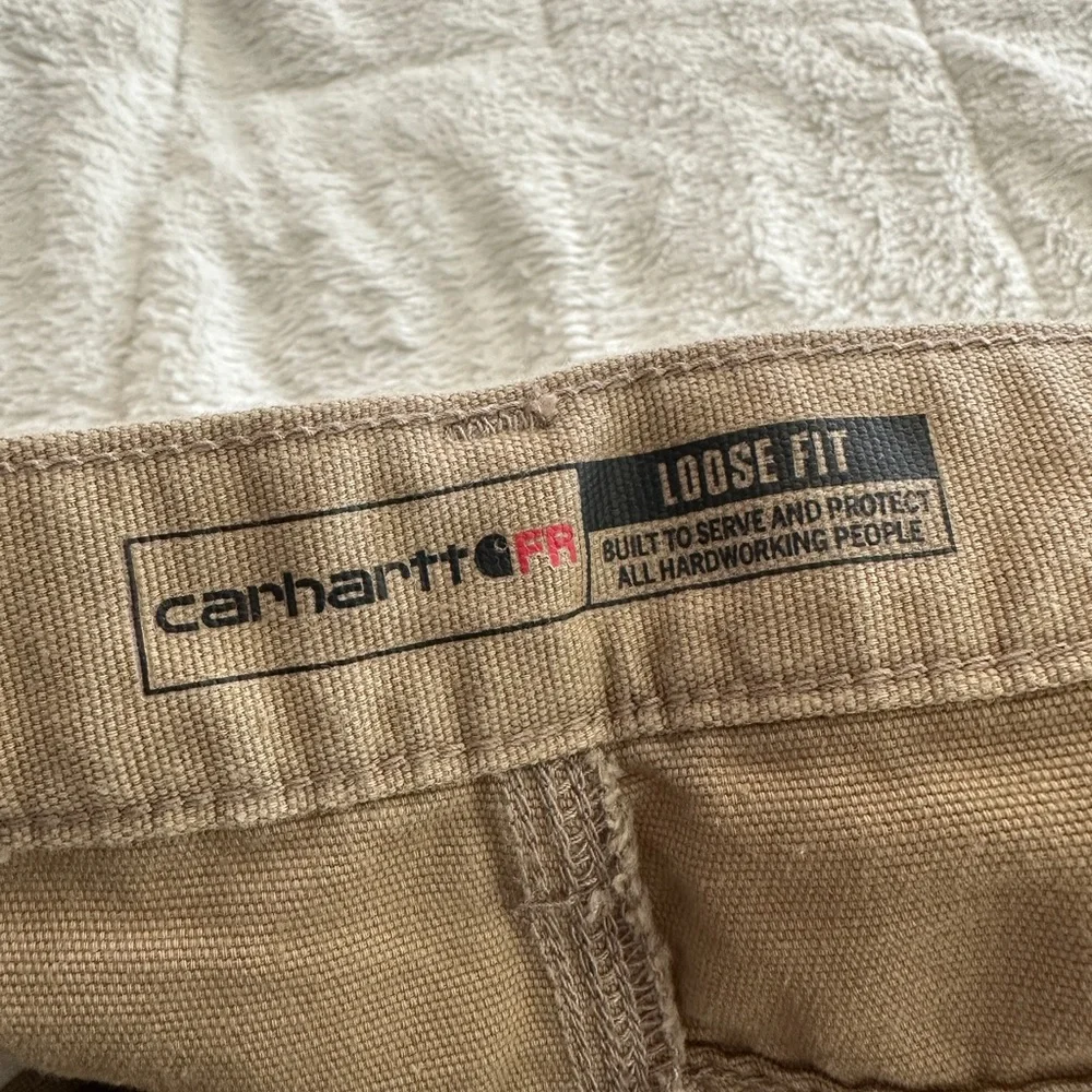 Carhartt FR Pants Tan 33 x 36 TALL - Picture 3 of 5